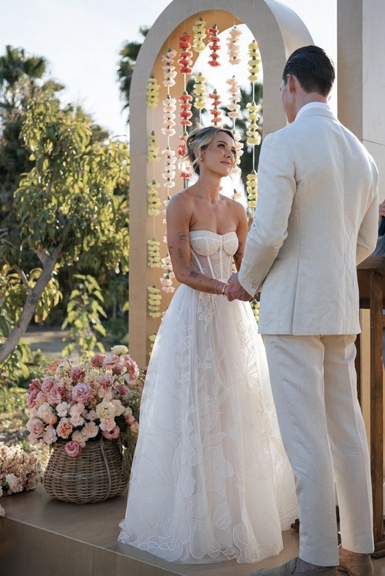 Allie and Carl’s Wedding Ceremony - Destination Wedding Planning by Lynette Dow Events. Flora Farms, San Jose del Cabo