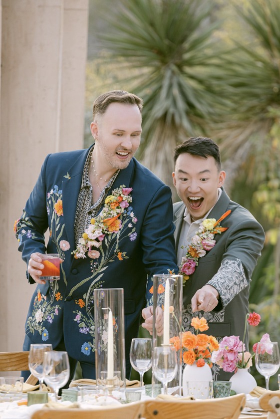 Mike and Matt’s Wedding Reception- Destination Wedding Planning by Lynette Dow Events. Flora Farms, San Jose del Cabo